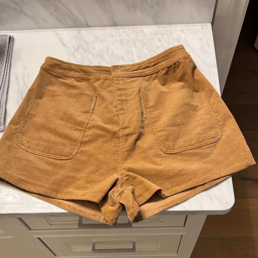 High Waist Tan Women's Shorts